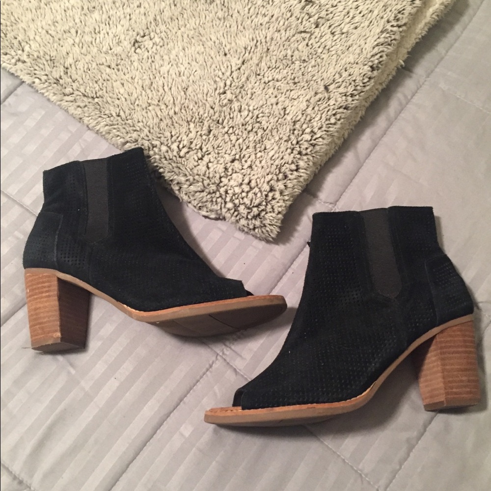 Toms Peep Toe Booties